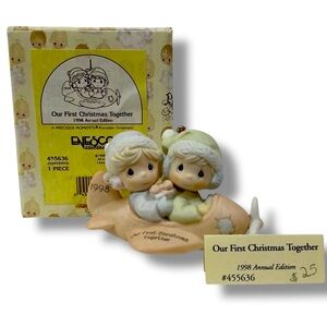 Vintage Precious Moments Our First Christmas Together Ornament